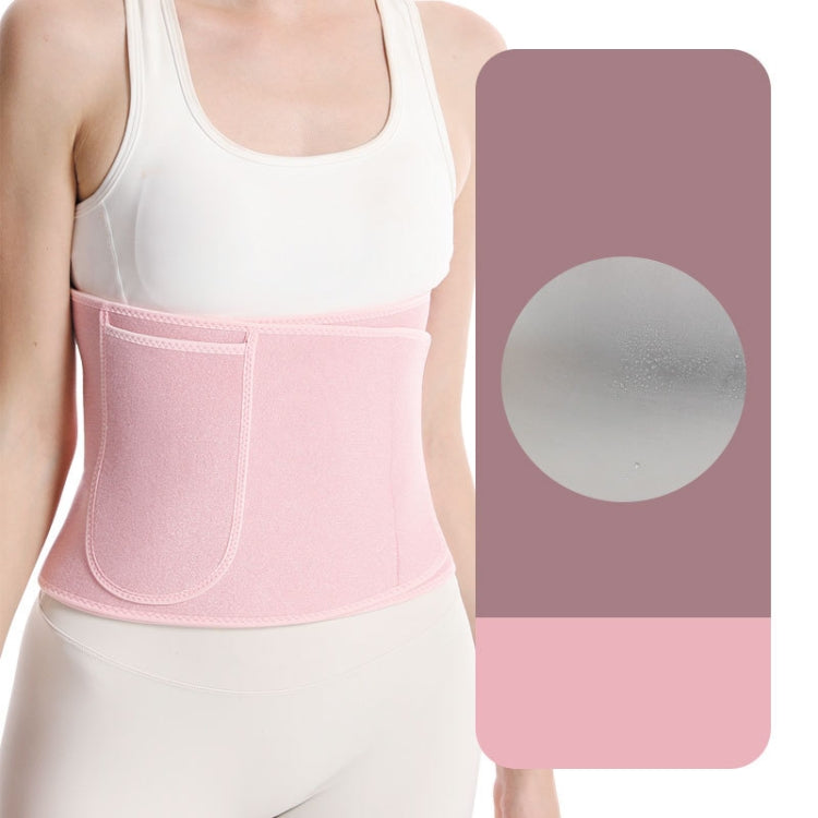 Slimming Waist Belt Sweatband For Training And Running, Rubber Inner, Silver Ions Inner