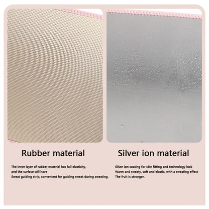 Slimming Waist Belt Sweatband For Training And Running, Rubber Inner, Silver Ions Inner