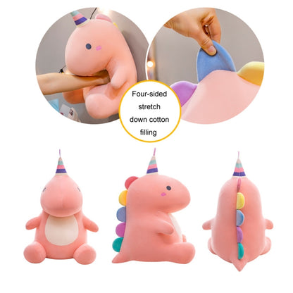 Candy Dinosaur Plush Doll Toy Birthday Gift Pillow, 30cm, 40cm