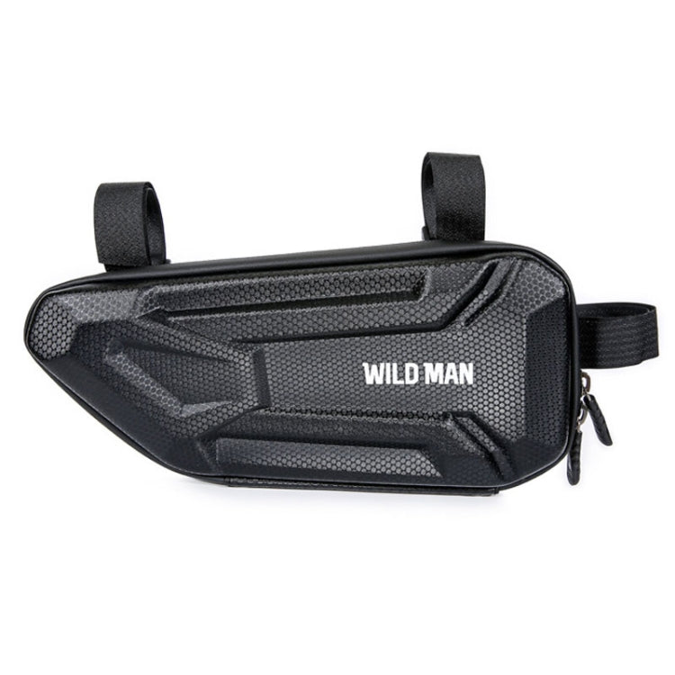 WILD MAN XT4 1.2L EVA Hard Shell Bicycle Triangle Bag Electric Vehicle Side Bag, XT4 (Sun), XT4 (Twill)