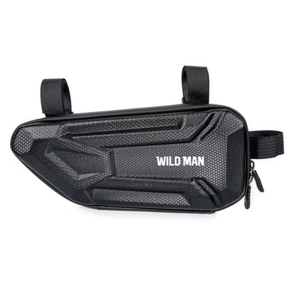 WILD MAN XT4 1.2L EVA Hard Shell Bicycle Triangle Bag Electric Vehicle Side Bag, XT4 (Sun), XT4 (Twill)