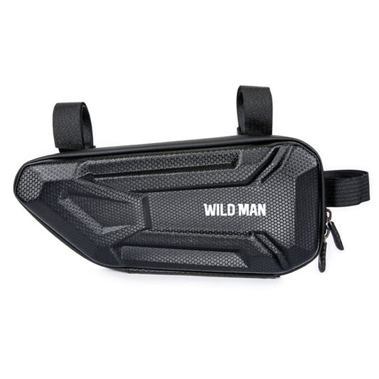 WILD MAN XT4 1.2L EVA Hard Shell Bicycle Triangle Bag Electric Vehicle Side Bag, XT4 (Sun), XT4 (Twill)