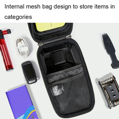 WILD MAN XT2S 1L EVA Hard Shell Mountain Bike Front Beam Bag Cycling Waterproof Phone Bag, XT2S