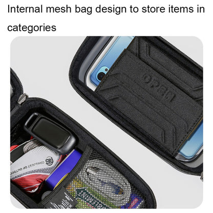 WILD MAN ES12 1L Mountain Bike Front Beam Bag Bicycle Waterproof Phone Saddle Bag, ES12 (Black), ES12 (Red), ES12 (Grey), ES12 (Blue)