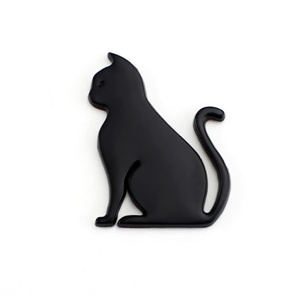 3D Cute Car Decoration Body Scratch Blocking Sticker, Black Cat, Silver Cat, Black Puppy, Silver Puppy