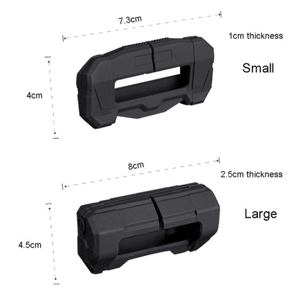 Car Seatbelt Buckle Protective Cover Anti Scratch Silicone Protector For Safety Belt Plugs, Large, Small