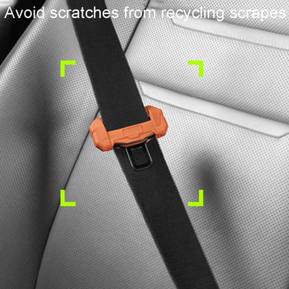 Car Seatbelt Buckle Protective Cover Anti Scratch Silicone Protector For Safety Belt Plugs, Large, Small