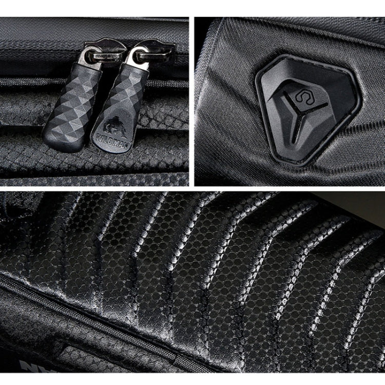 WILD MAN XT5 1.2L EVA Hard Shell Bike Front Beam Bag Touch Screen Phone Waterproof Bag, XT5 (Twill), XT5 (Solar)