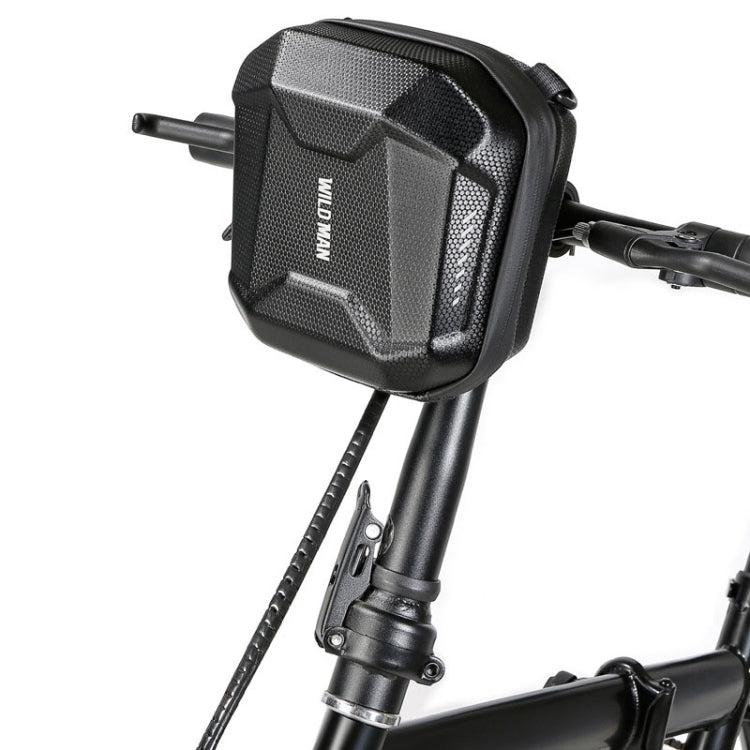 WILD MAN E18 2L EVA Hard Shell Bicycle Waterproof Front Bag Multifunctional Quick Release Hanging Bag, E18