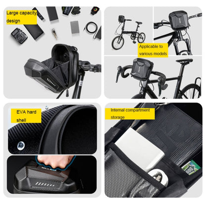 WILD MAN E18 2L EVA Hard Shell Bicycle Waterproof Front Bag Multifunctional Quick Release Hanging Bag, E18