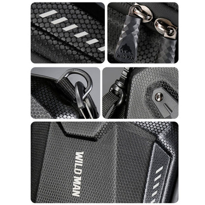 WILD MAN E18 2L EVA Hard Shell Bicycle Waterproof Front Bag Multifunctional Quick Release Hanging Bag, E18