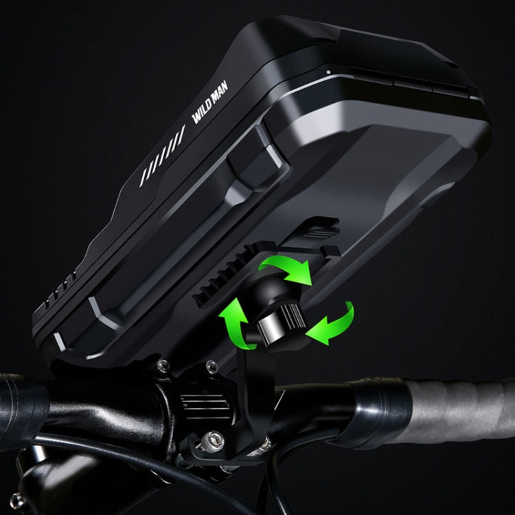 WILD MAN FK1 0.5L Mountain Bike Waterproof Phone Touch Screen Handlebar Bag Bike Holder Bag, FK1