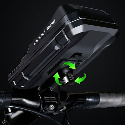 WILD MAN FK1 0.5L Mountain Bike Waterproof Phone Touch Screen Handlebar Bag Bike Holder Bag, FK1