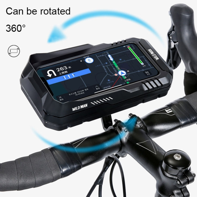 WILD MAN FK1 0.5L Mountain Bike Waterproof Phone Touch Screen Handlebar Bag Bike Holder Bag, FK1