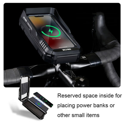 WILD MAN FK1 0.5L Mountain Bike Waterproof Phone Touch Screen Handlebar Bag Bike Holder Bag, FK1