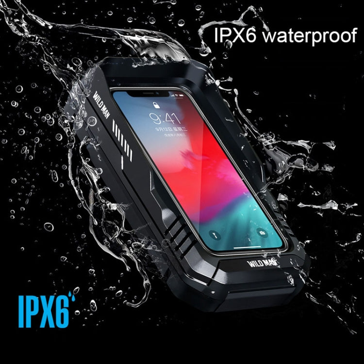 WILD MAN FK1 0.5L Mountain Bike Waterproof Phone Touch Screen Handlebar Bag Bike Holder Bag, FK1
