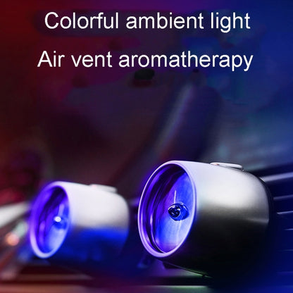 Car Fragrance Super Engine Car Air Conditioning Aroma Diffuser Outlet Ornament, Gray Titanium Red Light, Gray Titanium Blue Light, Bright Silver Red Light, Bright Silver Blue Light, Golden Red Light, Golden Blue Light