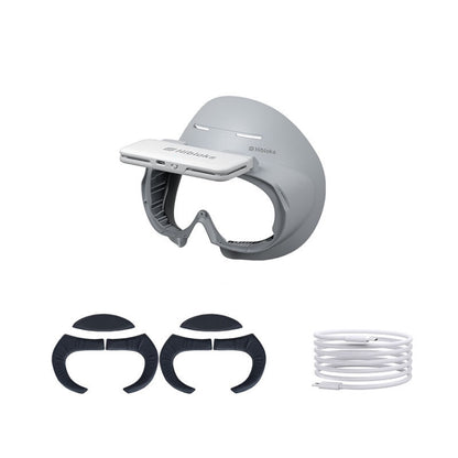 For PICO 4 Hibloks VR Glasses Face Cushion Protector Pad With Fan, 1pc PU Cotton, 2pcs PU Cotton, 1pc Ice Silk, 2pcs Ice Silk