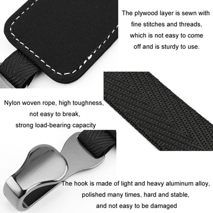 Car Rear Seat Backrest Suede Interior Multifunctional Hook