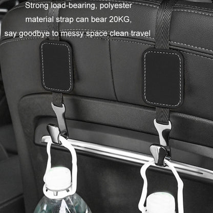 Car Rear Seat Backrest Suede Interior Multifunctional Hook