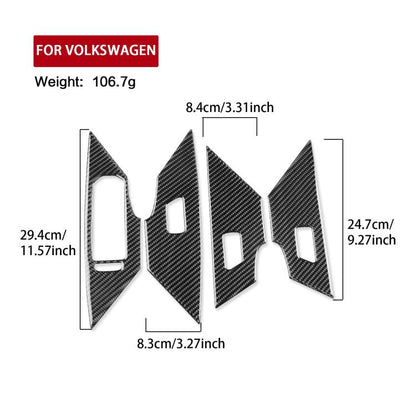 For Volkswagen Sagitar 2019-2023 4pcs /Set Left-hand Drive Lift Button Sticker