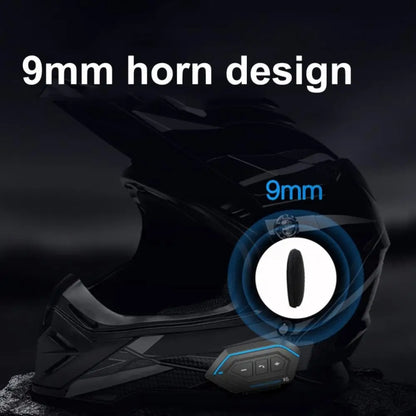X6 Helmet Bluetooth Headset Wireless Waterproof Moto Handsfree Stereo Headphone