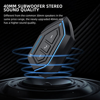 X6 Helmet Bluetooth Headset Wireless Waterproof Moto Handsfree Stereo Headphone