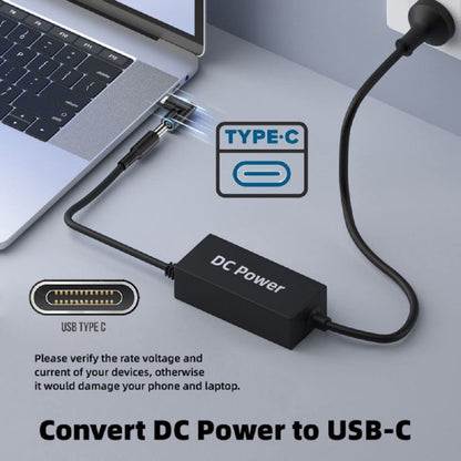 65W Female To Type-C Male DC Power To PD Power Laptop Multifunction Adapter, 7.9x0.9mm A, 7.4x0.6mm B, Square Port C, 6.5x1.4mm D, 6.3x3.0mm E, 5.5x2.5mm F, 5.5x2.1mm G, 5.5x1.7mm H, 5.5x1.0mm I, 4.8x1.7mm J, 4.0x1.7mm K, 4.0x1.35mm L, 4.5x3.0mm M...