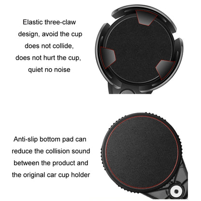 Carbon Fiber Multifunctional Car Modified Water Cup Holder Ashtray