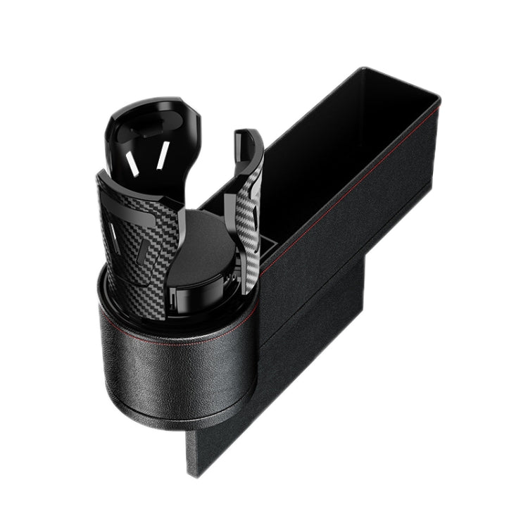 Car Seat Gap Storage Box Car Water Cup Holder Ashtray, Left Black Red, Left Carbon Fiber, Left Brown, Left Beige, Left Black, Right Black Red, Right Carbon Fiber, Right Brown, Right Beige, Right Black