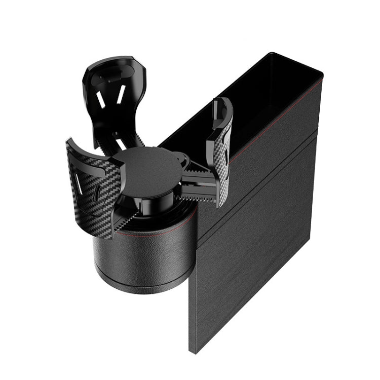 Car Seat Gap Storage Box Car Water Cup Holder Ashtray, Left Black Red, Left Carbon Fiber, Left Brown, Left Beige, Left Black, Right Black Red, Right Carbon Fiber, Right Brown, Right Beige, Right Black