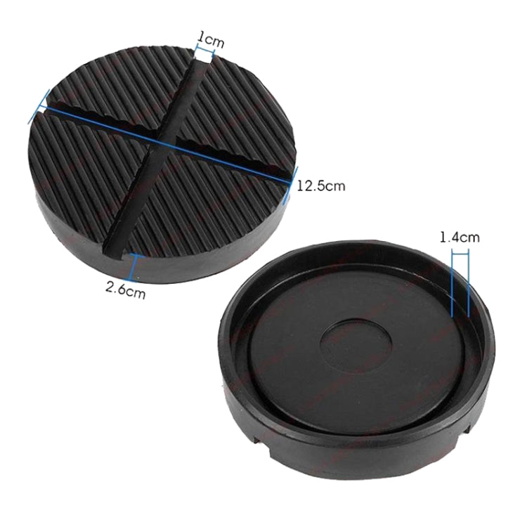 Car Jack Rubber Mat Car Shock Absorbing Cushioning Rubber Gasket, Round Shape
