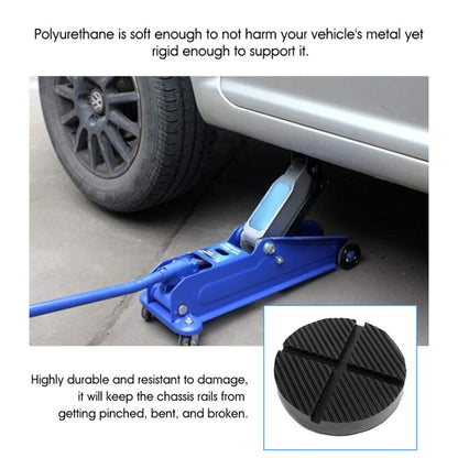 Car Jack Rubber Mat Car Shock Absorbing Cushioning Rubber Gasket, Round Shape