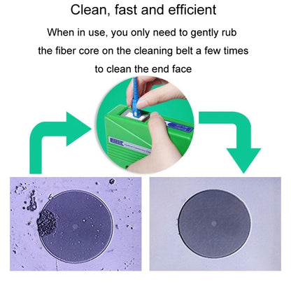 Komshine Handheld Cassette Fiber Cleaning Box Replacement, KCC-550, CC-550-R