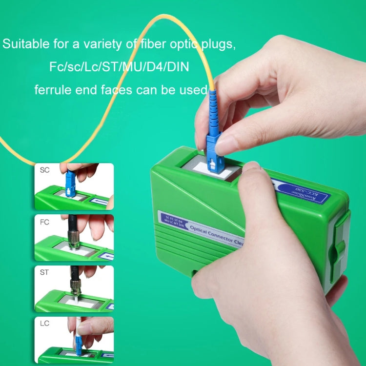 Komshine Handheld Cassette Fiber Cleaning Box Replacement, KCC-550, CC-550-R