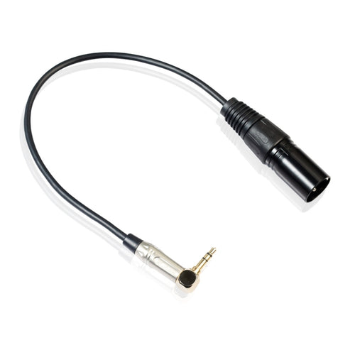 0.3m 90 Degree 3.5mm Stereo TRS Male to XLR 3Pin Male Audio Cable