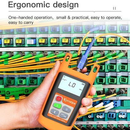 Komshine Mini Handheld Optical Power Meter Fiber Loss Measurement, KPM-25M-A/-70DBM to +6DBM, KPM-25M-C/-50DBM to +26DBM