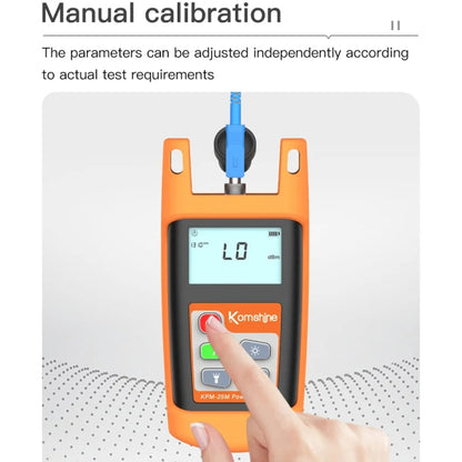 Komshine Mini Handheld Optical Power Meter Fiber Loss Measurement, KPM-25M-A/-70DBM to +6DBM, KPM-25M-C/-50DBM to +26DBM