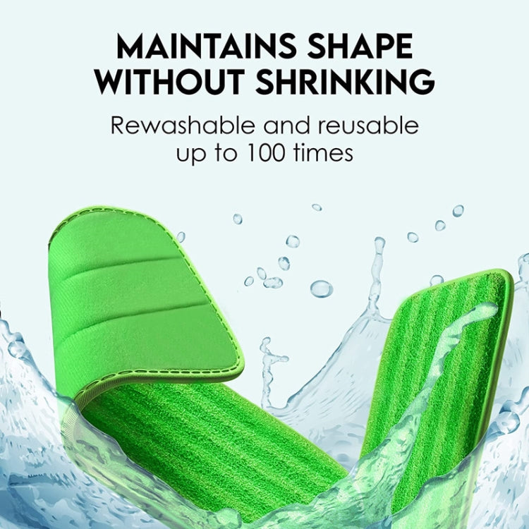 For Swiffer WetJet 10-12inch Adhesive Mop Pad Wet And Dry Mop Cloth Replacements, Green