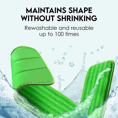 For Swiffer WetJet 10-12inch Adhesive Mop Pad Wet And Dry Mop Cloth Replacements, Green