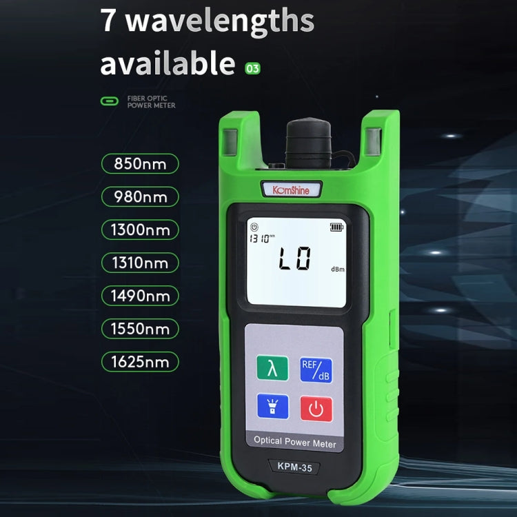 Komshine High-Precision Optical Power Meter Optical Cable Line Tester, KPM-35-A/-70DBM to +6DBM, KPM-35-C/-50DBM to +26dBM