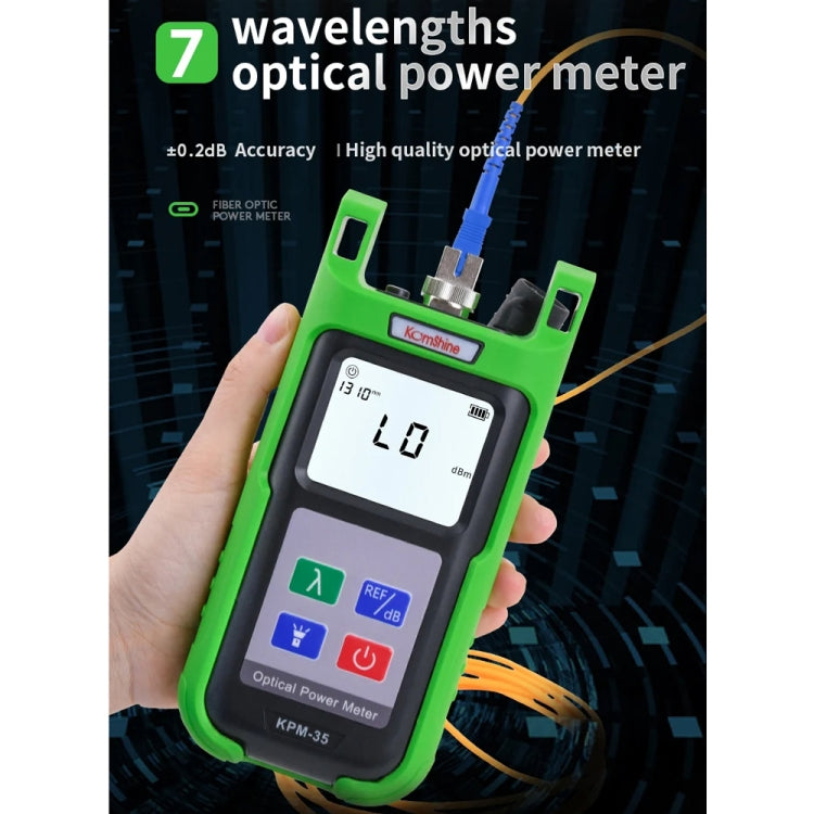 Komshine High-Precision Optical Power Meter Optical Cable Line Tester, KPM-35-A/-70DBM to +6DBM, KPM-35-C/-50DBM to +26dBM