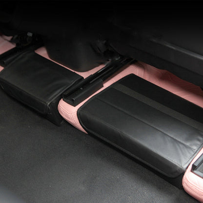 For Tesla Model Y PU Leather Car Interior Storage Glove Box Modification Accessories, Seat Model, Air Outlet Model