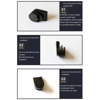 For Tesla Model Y Front Trunk Storage Hook Car Storage Hook Modification Accessories, Front Trunk Hook