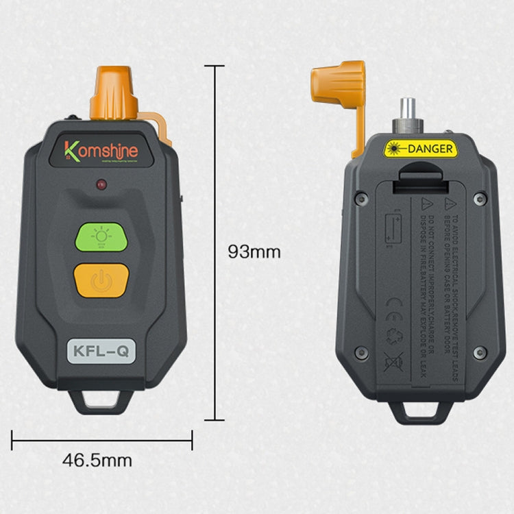 Komshine 15km Mini Optical Fiber Breakpoint Positioning Test Red Light Pen, KFL-Q-20MW, KFL-Q-30MW