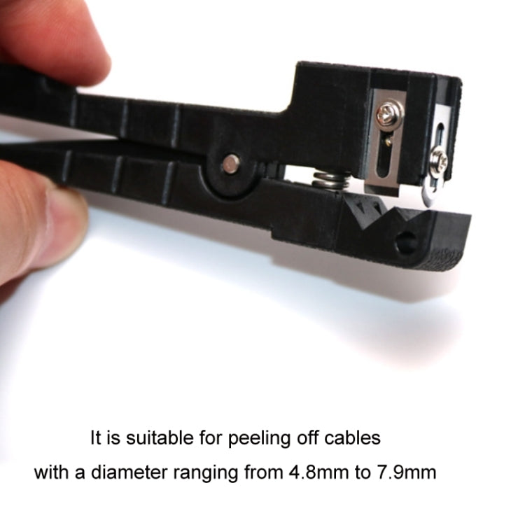 Komshine Horizontal Loose Tube Stripper Fiber Optic Cable Stripping Tool, 45-165