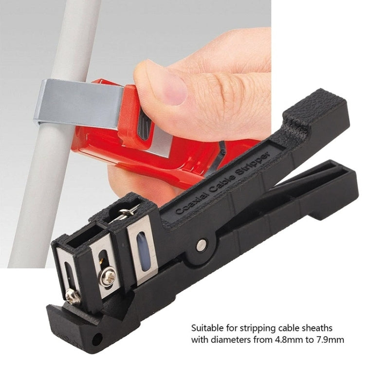 Komshine Horizontal Loose Tube Stripper Fiber Optic Cable Stripping Tool, 45-165