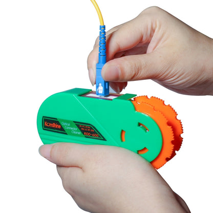 Komshine Handheld Cassette Optical Fiber Connector Cleaning Cartridge With Core, Fiber Connector Box
