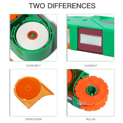 Komshine Handheld Cassette Optical Fiber Connector Cleaning Cartridge With Core, Fiber Connector Box