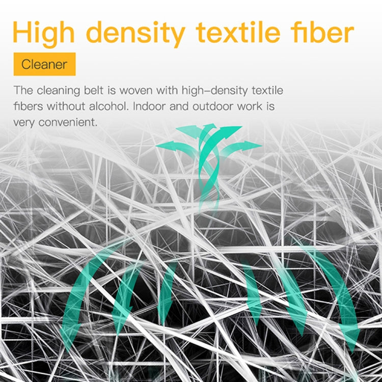 Komshine Handheld Cassette Optical Fiber Connector Cleaning Cartridge With Core, Fiber Connector Box